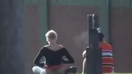 Busty блондинка обич ...